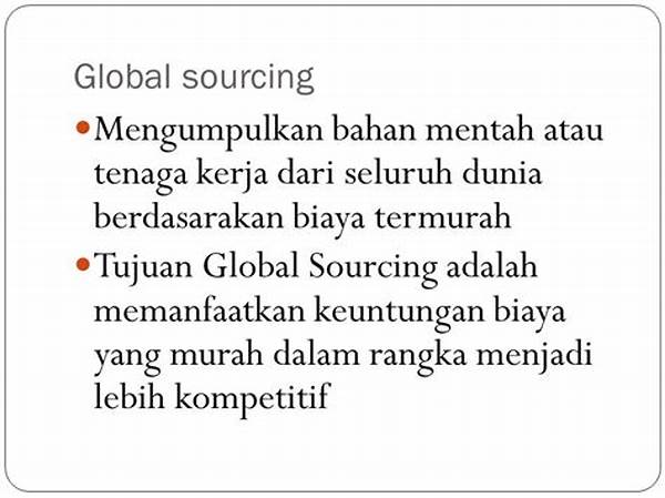 Sourcing Bahan