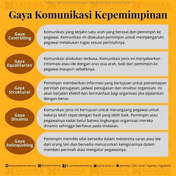 Gaya Kepemimpinan
