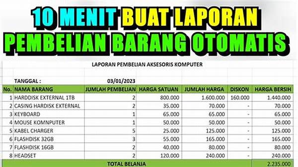 Pencatatan Penjualan Otomatis