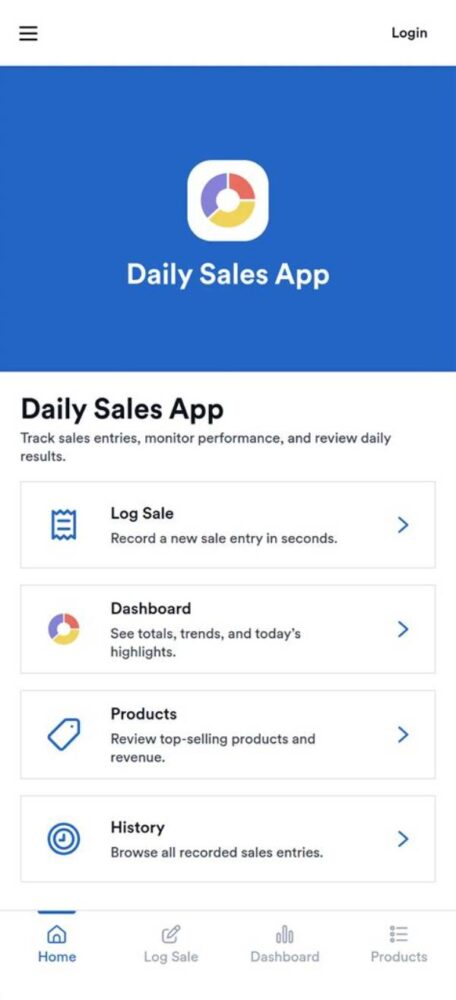 Sales Accounting App